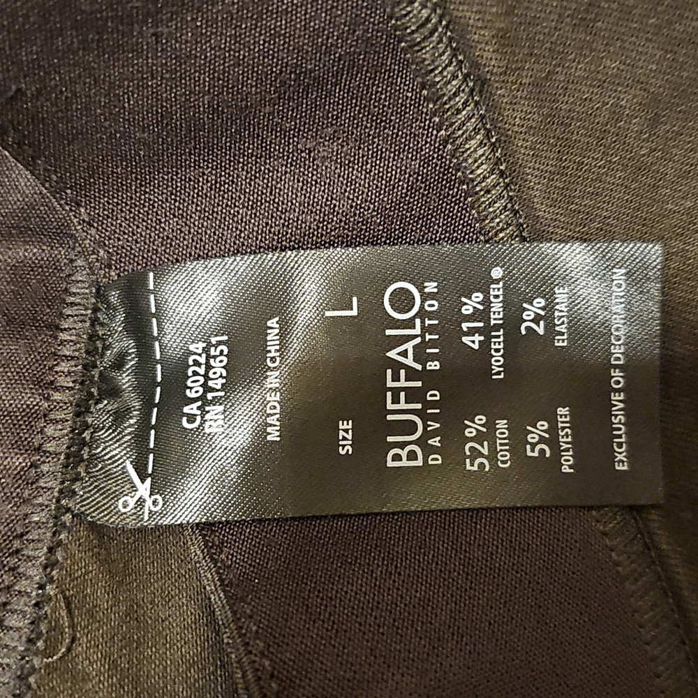 Buffalo David Bitton Olive Green Jeans - Picture 3 of 4